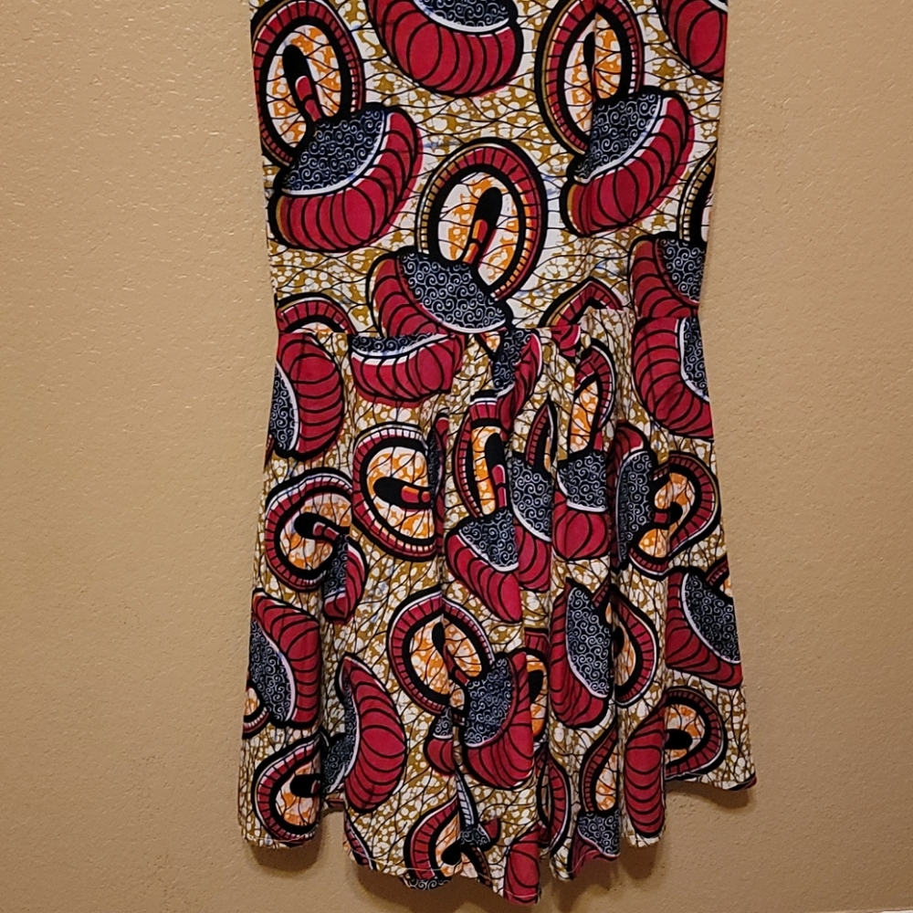 Hand made African print dress - Picture 4 of 11